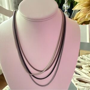 Sabika Multi Chain Multi Tone Necklace Summer 2011